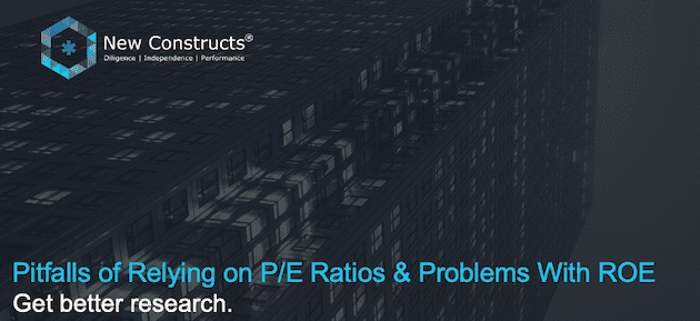 Webinar: “Pitfalls of Relying on P/E Ratios & Problems with ROE” – Hosted by TD Ameritrade