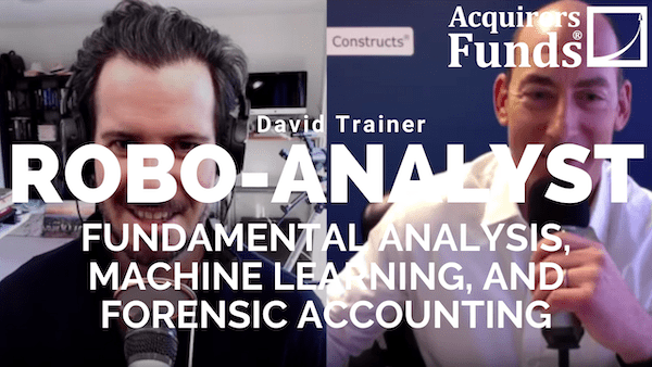On the Acquirer’s Podcast: To Discuss Core Earnings, Machine Learning, And More