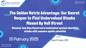 The Golden Metric Advantage: Our Secret Weapon to Find Undervalued Stocks Missed by Wall Street