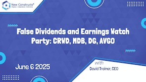The Dangers of False Dividend Stocks and Earnings Recap on CrowdStrike, MongoDB, Dollar General, Broadcom, and More