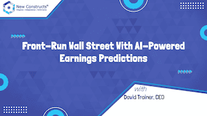 Front Run Wall Street with AI Powered Earnings Predictions